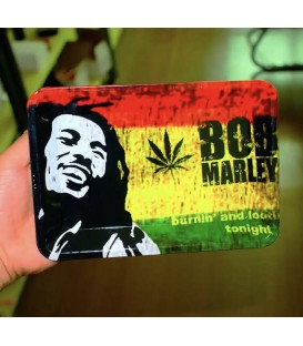 Bandeja Para Enrolar 420 Pipa Bong Bob Marley